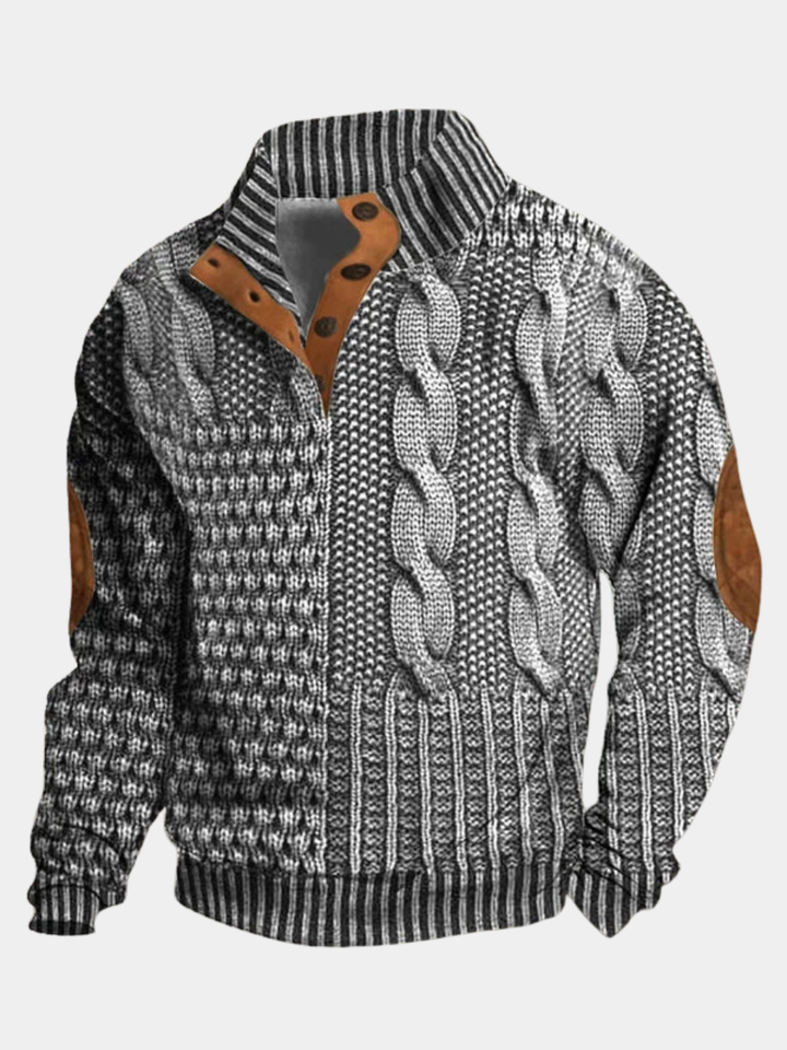 IVO | PULLOVER CHAUD À MOTIF