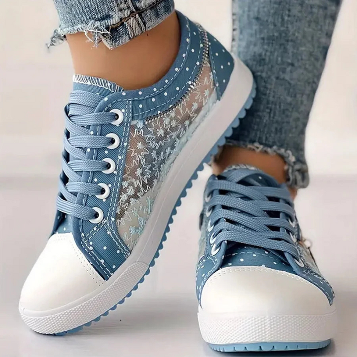 Scarlette | Baskets Élégantes en Dentelle