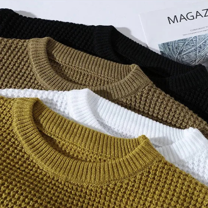 DWIGHT | PULL EN NID D'ABEILLE PREMIUM