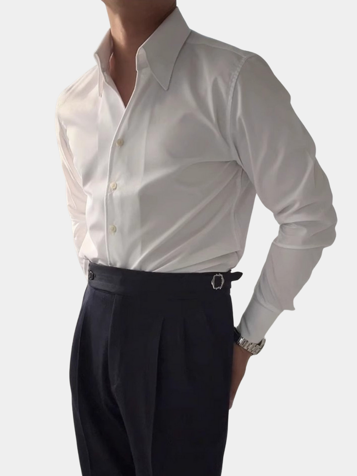 MIRO | CHEMISE ATHLÉTIQUE ITALIENNE EN BAMBOU