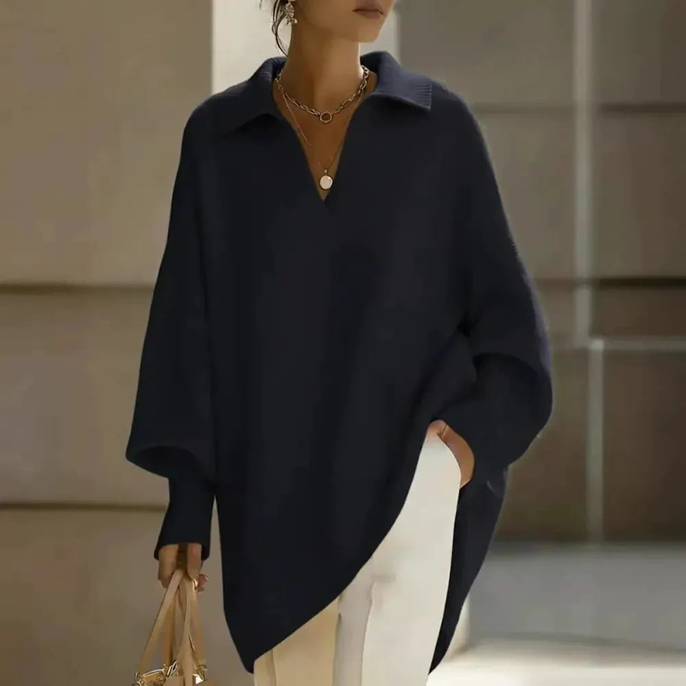 Tina | Pull Uni et Elégant