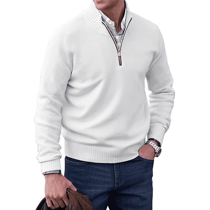 SETH | PULL EN MAILLE ZIPPÉ