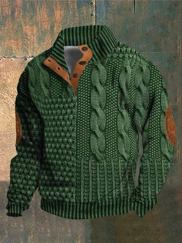 IVO | PULLOVER CHAUD À MOTIF