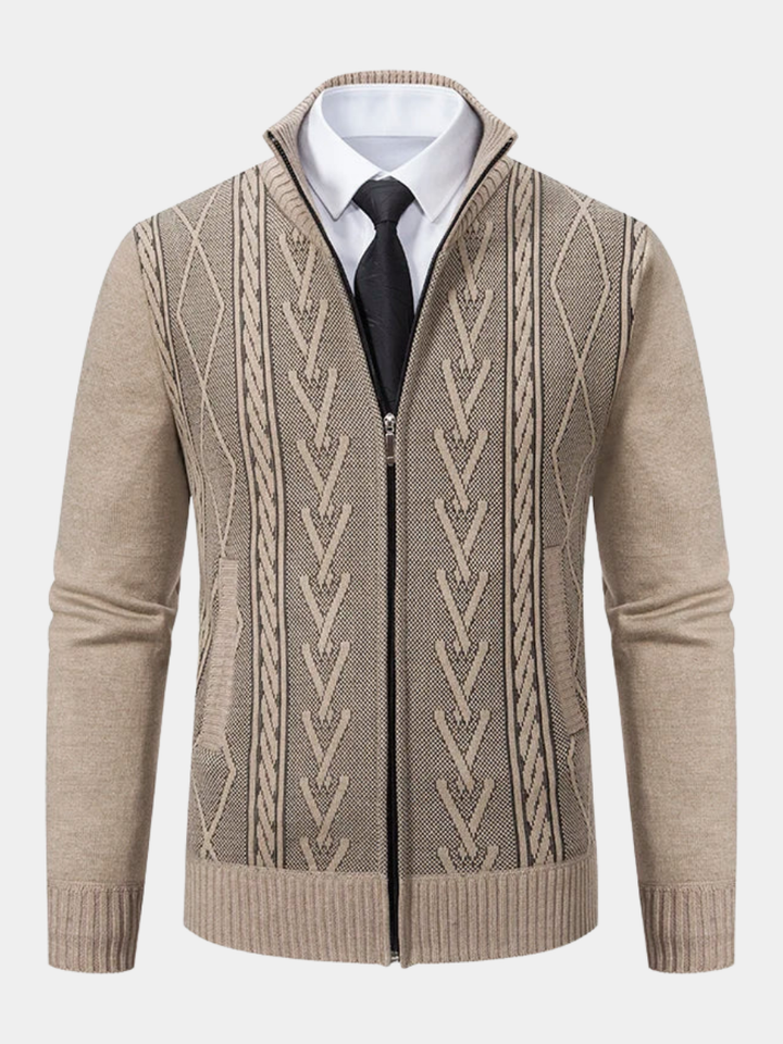PETER| GILET HOMME AVEC ZIP DE LUXE