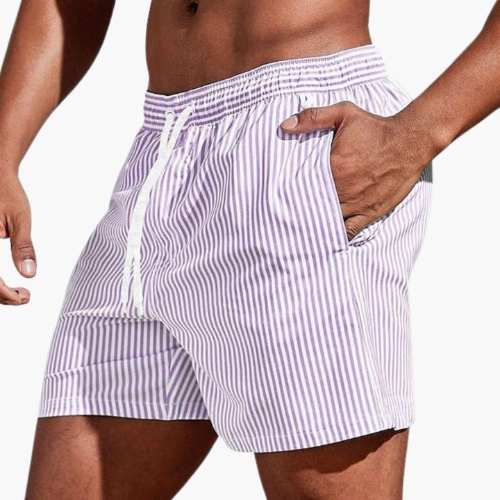 Lucas| Short de Bain Rayé
