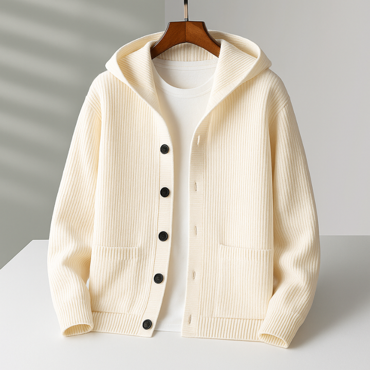 LUKE | CARDIGAN EN LAINE POUR HOMME