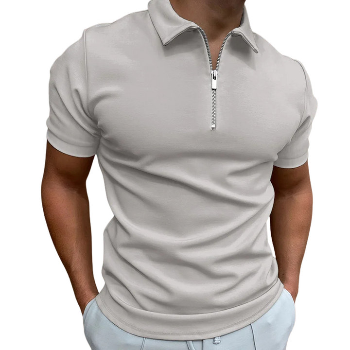 NATHAN | POLO MODERNE AVEC ZIP MI-HAUT