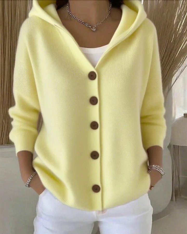 Tarrah | Cardigan à Capuche Chic et Confortable