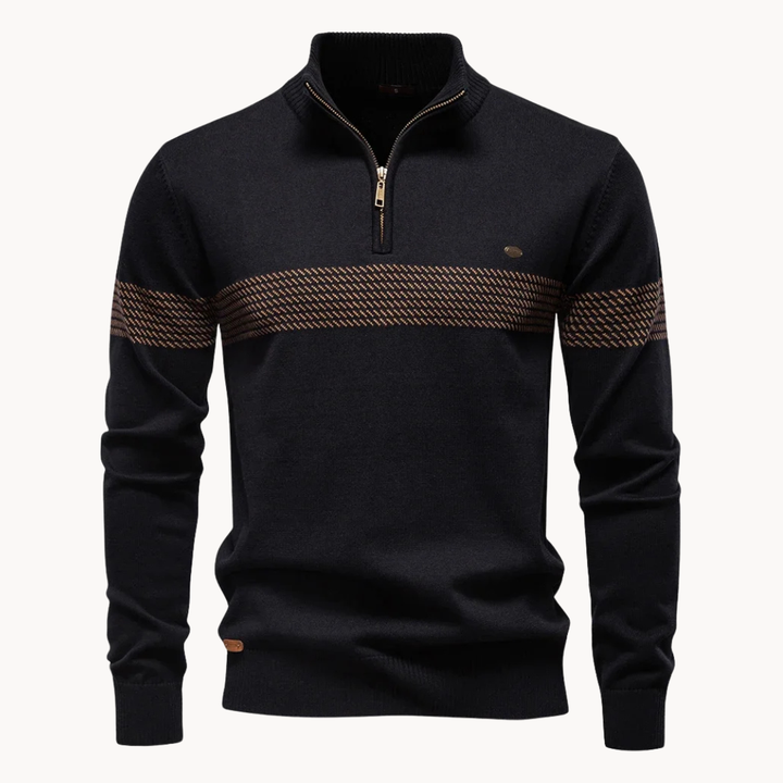ALEX | PULL ZIPPÉ RAYÉ