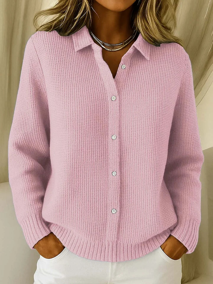 Désirée | Pull en Tricot Doux avec Col