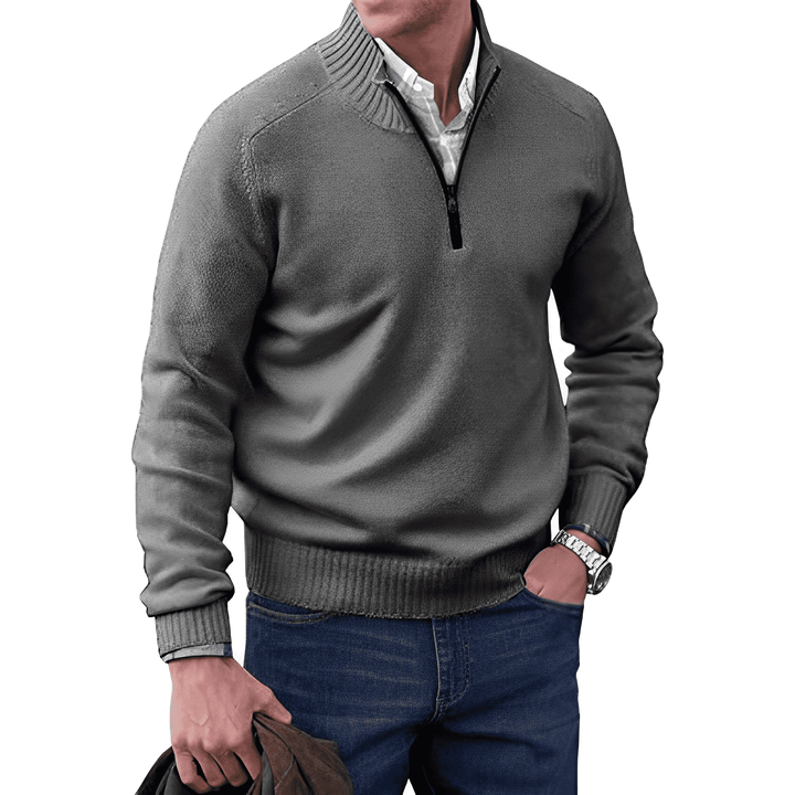 SETH | PULL EN MAILLE ZIPPÉ