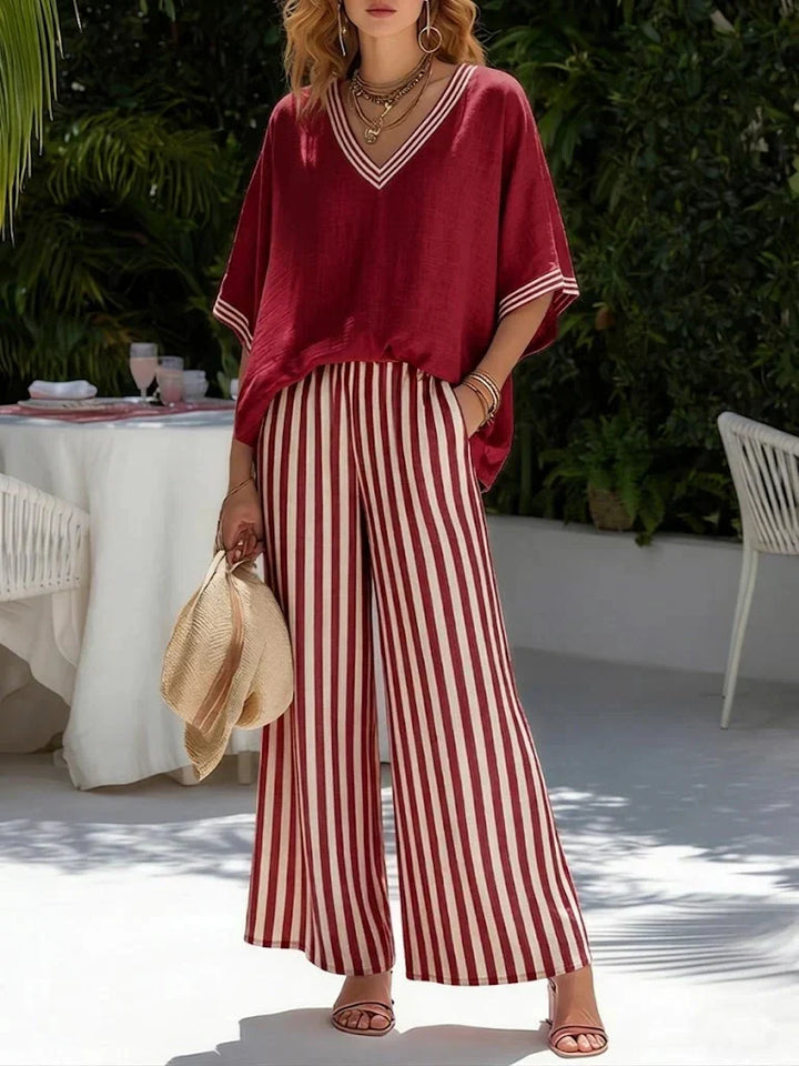 Sienna | Ensemble Rayé Décontracté