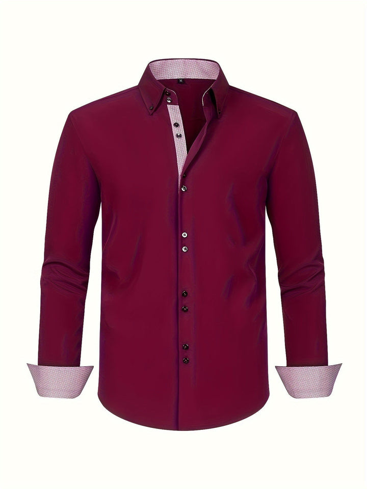 SONNY | CHEMISE ÉLÉGANTE LÉGÈRE AVEC DÉTAILS CONTRASTÉS