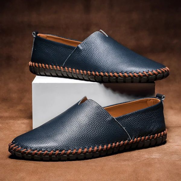 Chris | Mocassins en Cuir Grainé