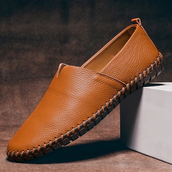 Chris | Mocassins en Cuir Grainé