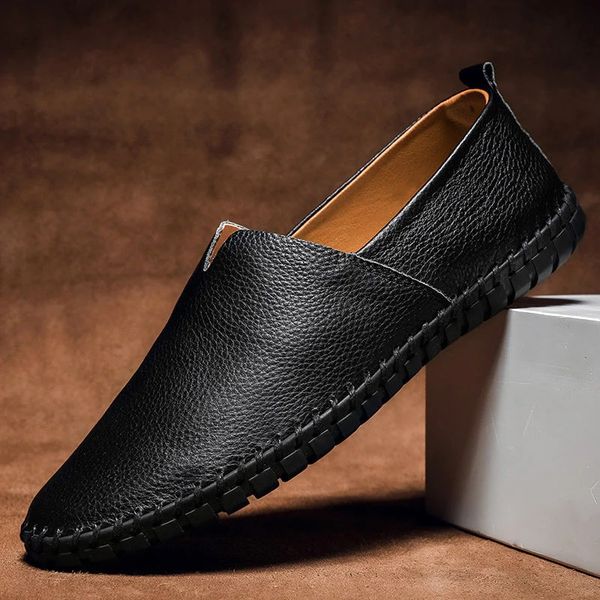 Chris | Mocassins en Cuir Grainé