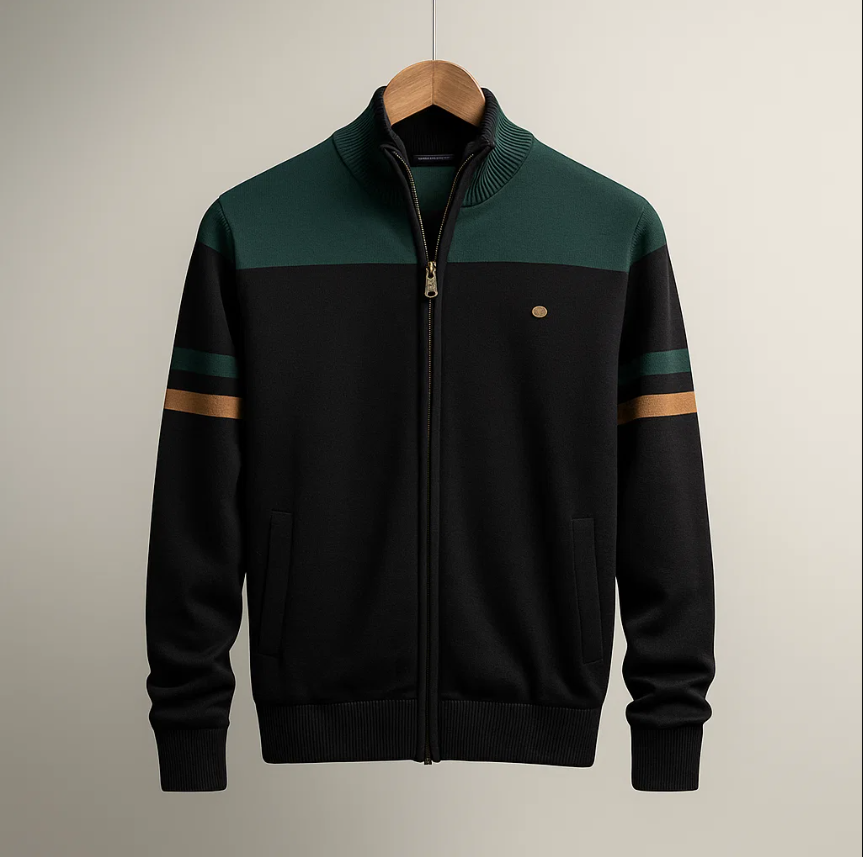 ROBERT| SWEAT COLORBLOCK AVEC ZIP