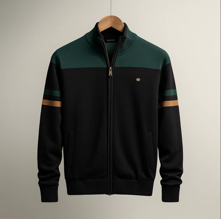 ROBERT| SWEAT COLORBLOCK AVEC ZIP