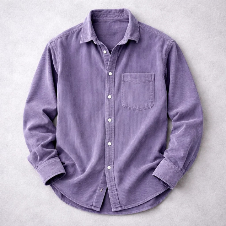 ROCKY | CHEMISE CLASSIQUE EN VELOURS CÔTELÉ