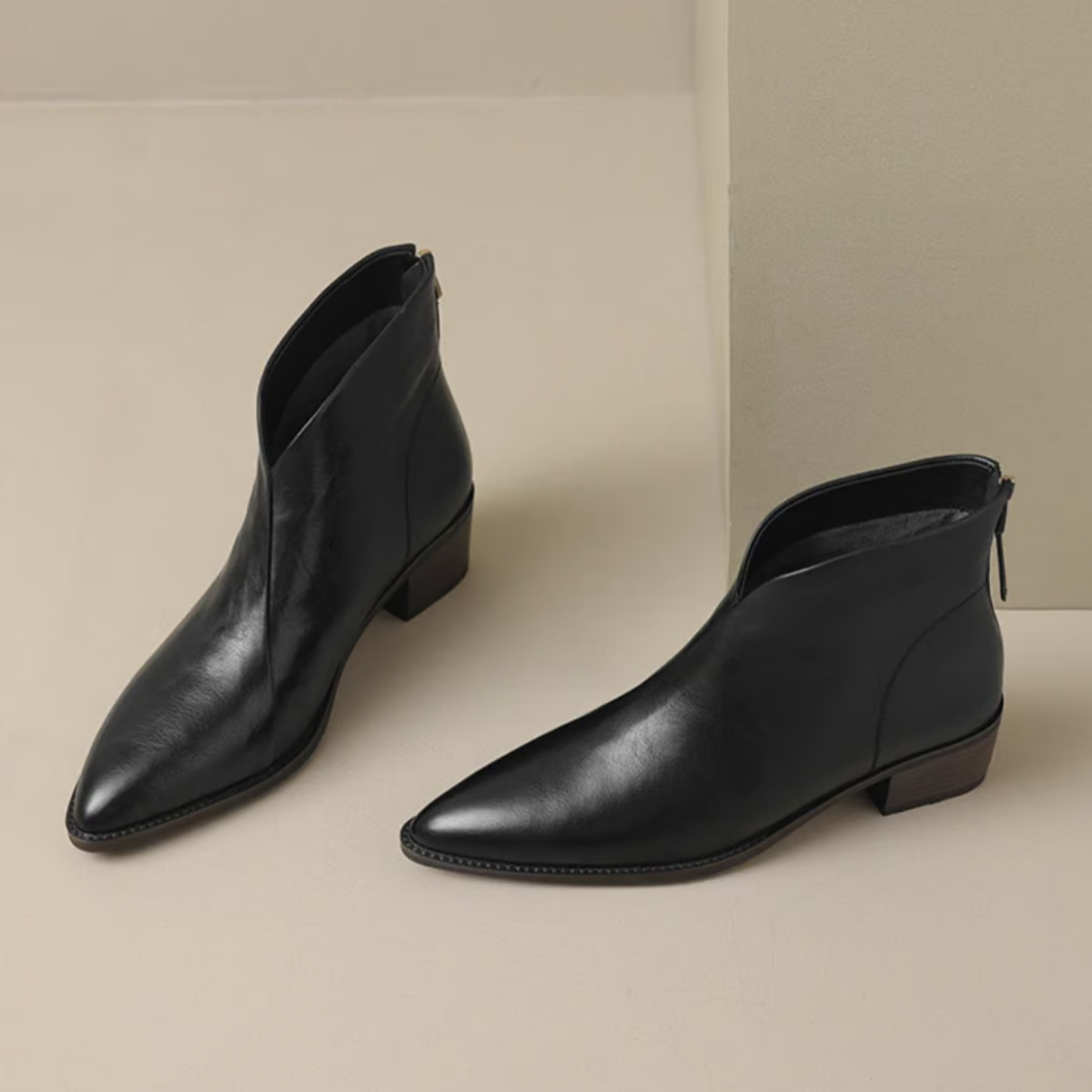 Annie | Bottines Élégantes en Cuir