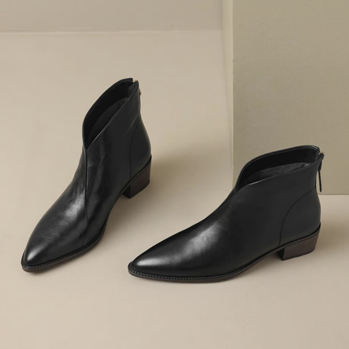 Annie | Bottines Élégantes en Cuir