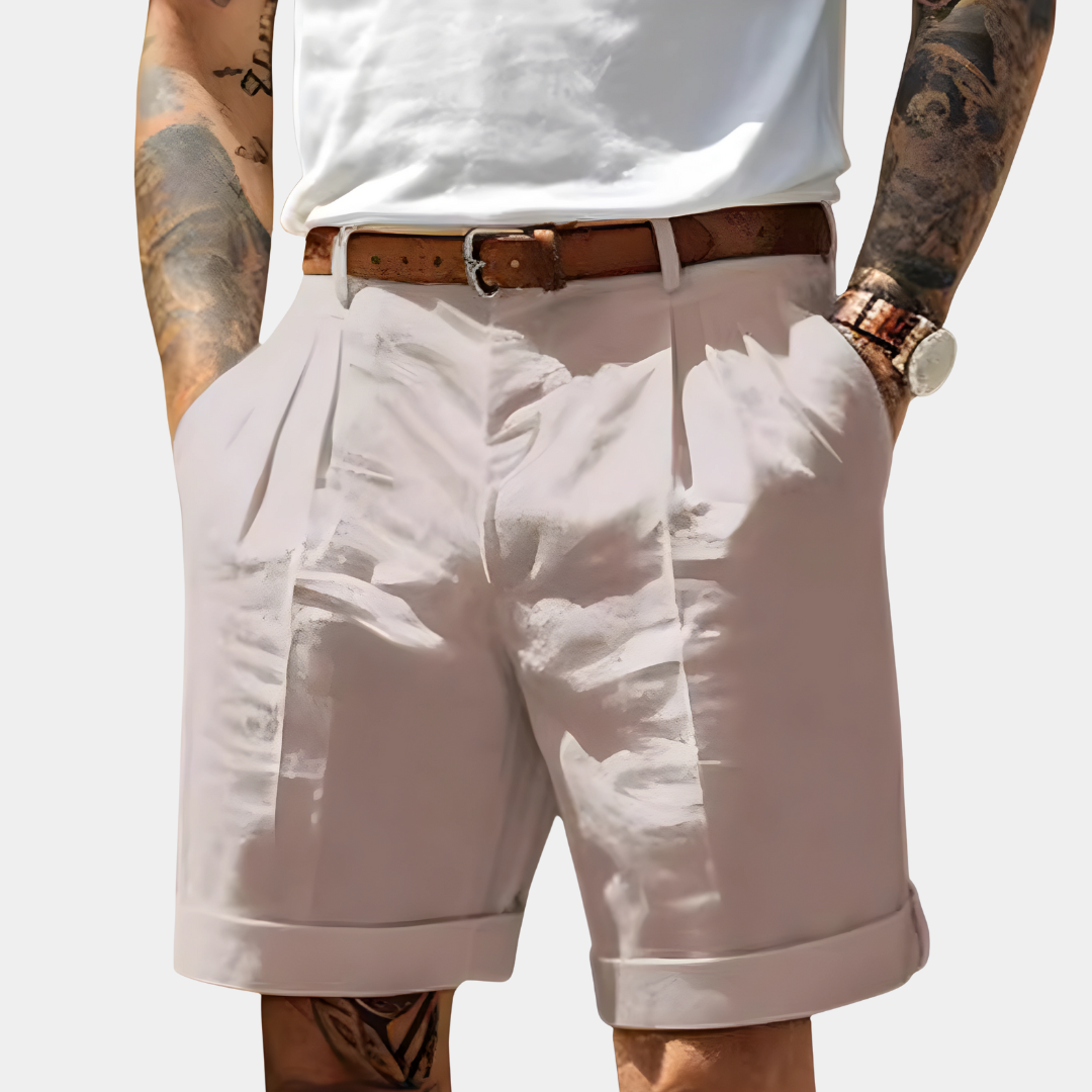 LUKA | BERMUDAS ÉLÉGANTS EN COTON RESPIRANT