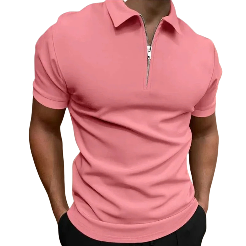 NATHAN | POLO MODERNE AVEC ZIP MI-HAUT