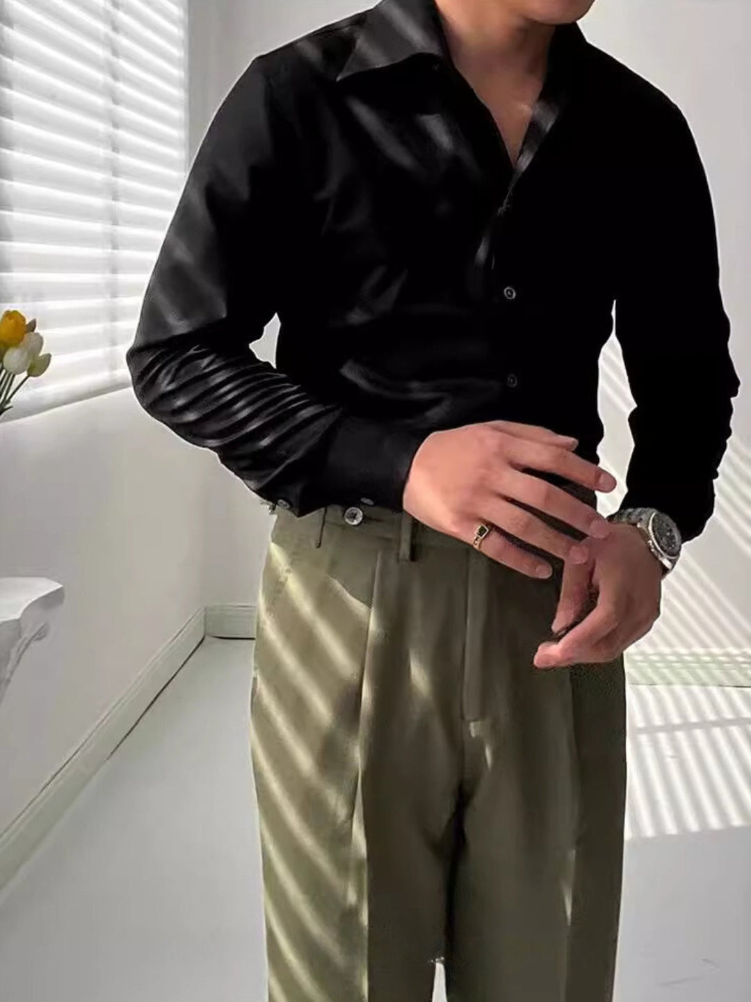 MIRO | CHEMISE ATHLÉTIQUE ITALIENNE EN BAMBOU