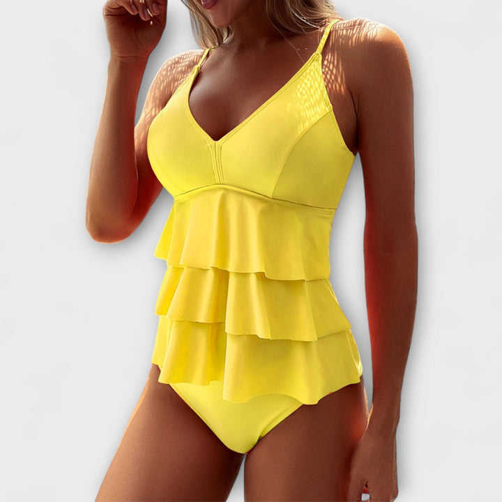 Élise | Tankini Élégant Sculptant