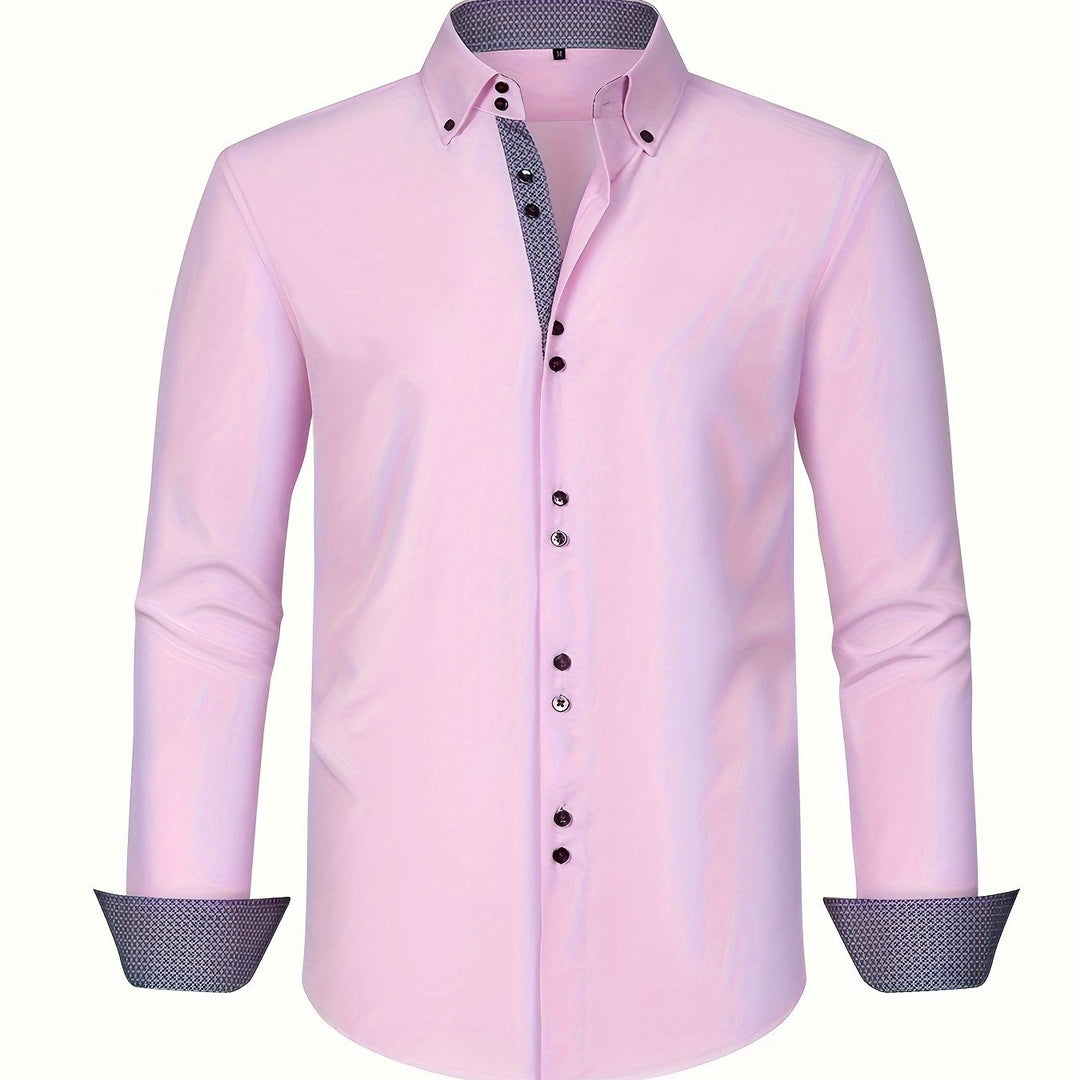 SONNY | CHEMISE ÉLÉGANTE LÉGÈRE AVEC DÉTAILS CONTRASTÉS