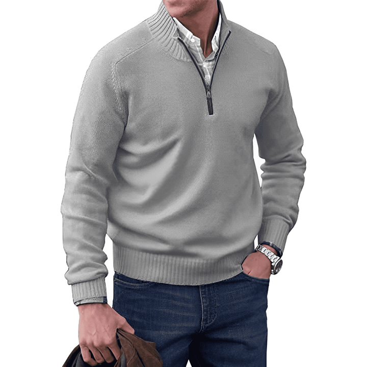 SETH | PULL EN MAILLE ZIPPÉ