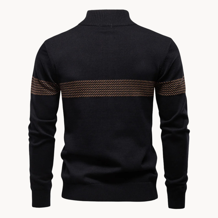 ALEX | PULL ZIPPÉ RAYÉ