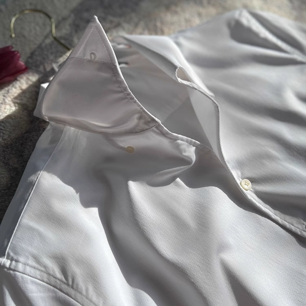 MIRO | CHEMISE ATHLÉTIQUE ITALIENNE EN BAMBOU