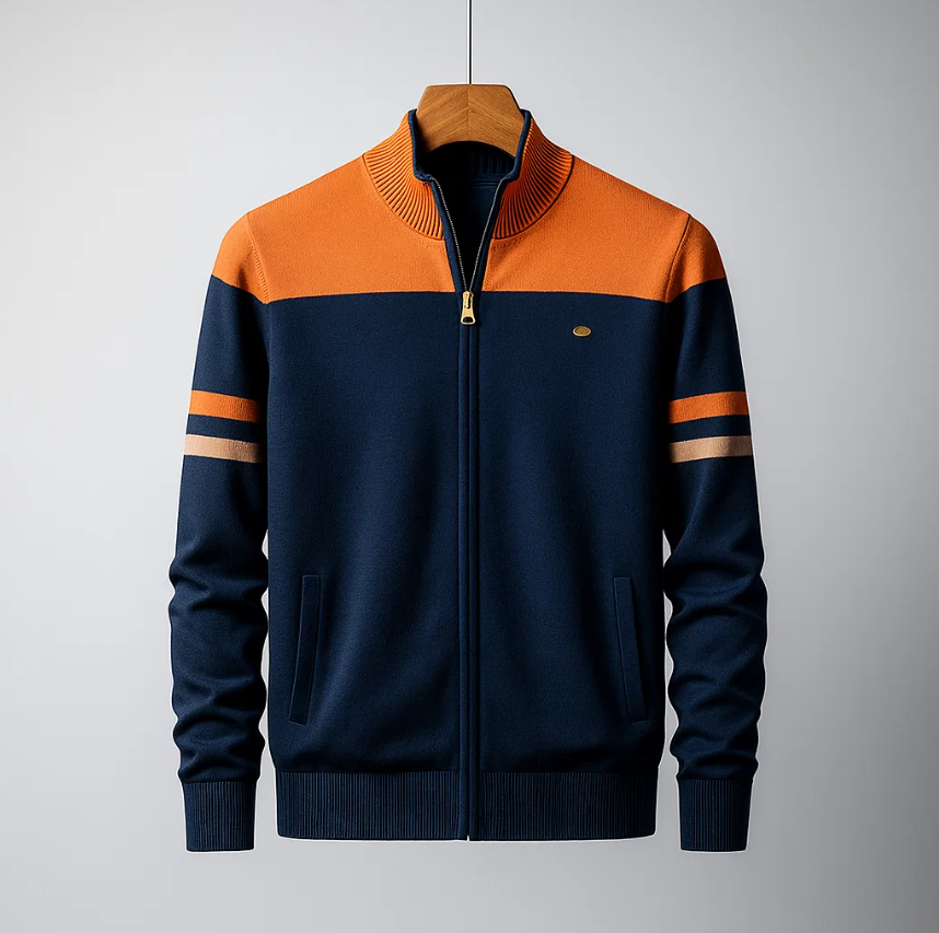 ROBERT| SWEAT COLORBLOCK AVEC ZIP