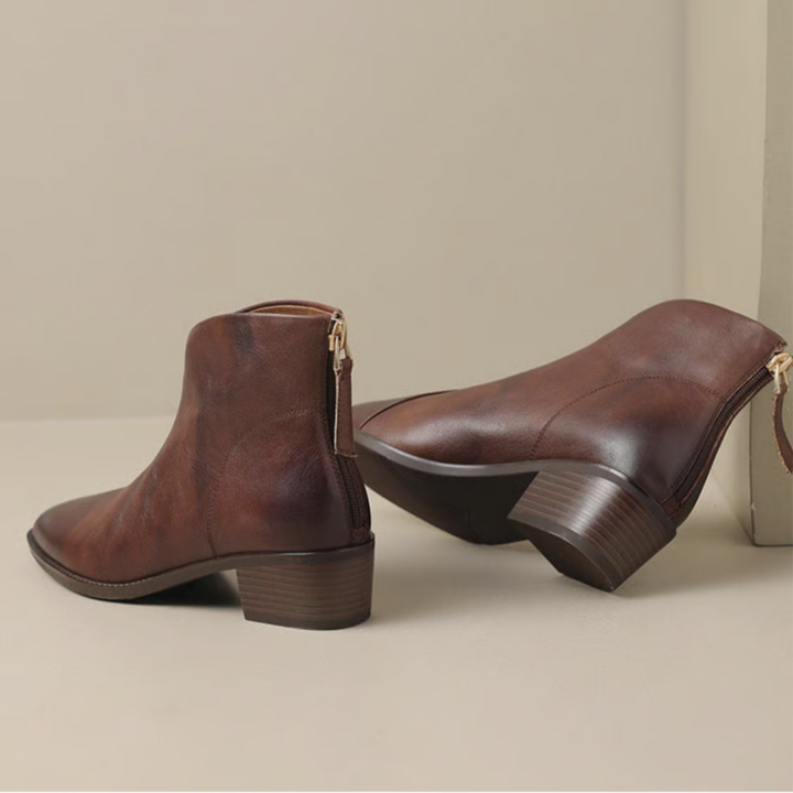 Annie | Bottines Élégantes en Cuir