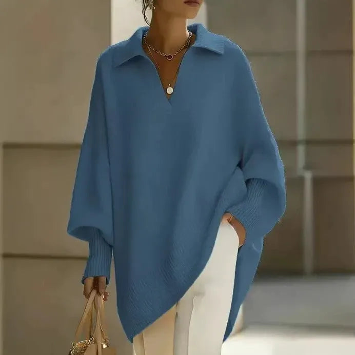 Tina | Pull Uni et Elégant