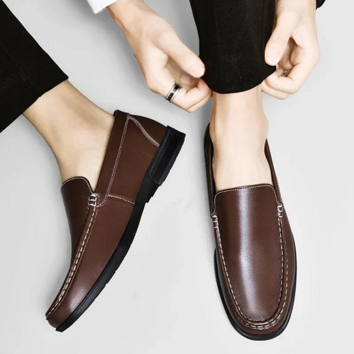 Gavin | Italiana Mocassins en Cuir Véritable