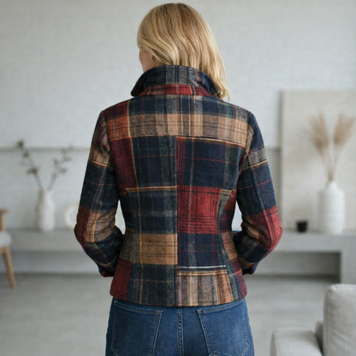 Mariel | Veste à Carreaux Alliant Chaleur et Style Urbain Intemporel