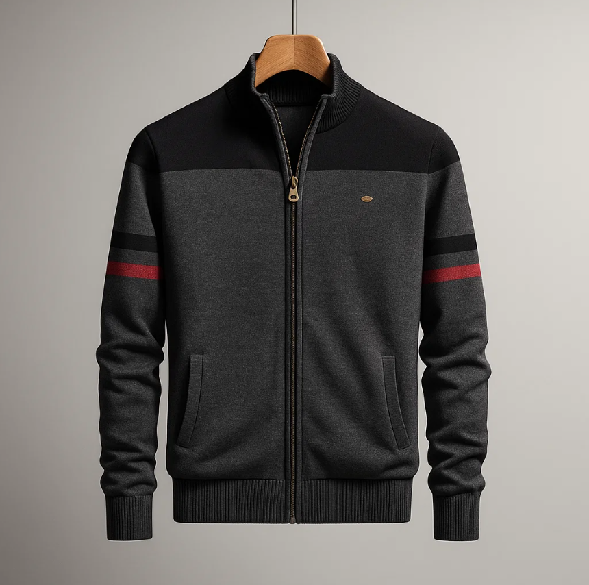 ROBERT| SWEAT COLORBLOCK AVEC ZIP