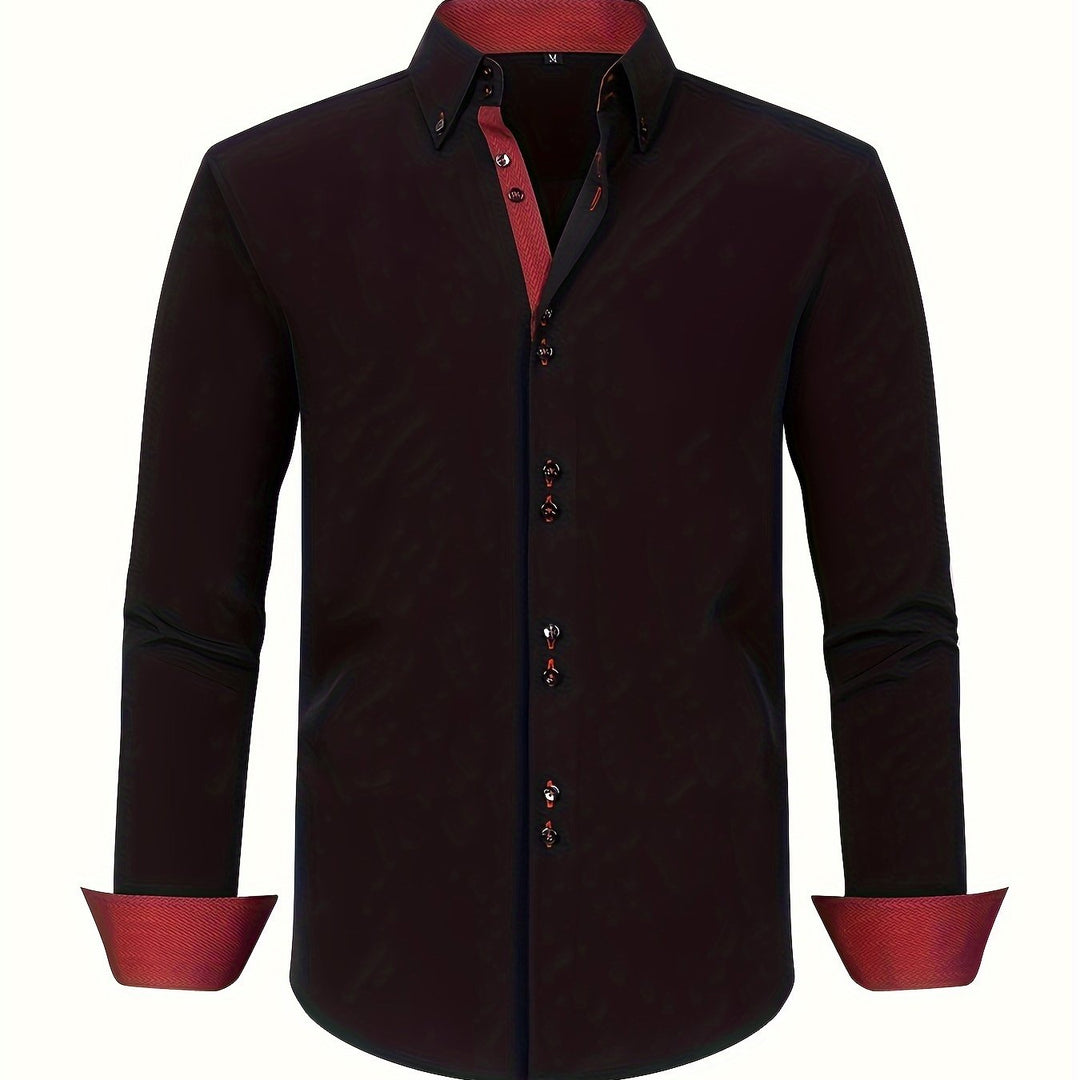 SONNY | CHEMISE ÉLÉGANTE LÉGÈRE AVEC DÉTAILS CONTRASTÉS