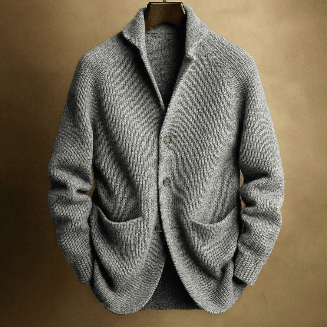 Peter | Blazer en Maille Côtelée