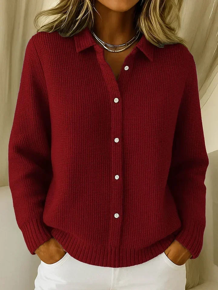 Désirée | Pull en Tricot Doux avec Col