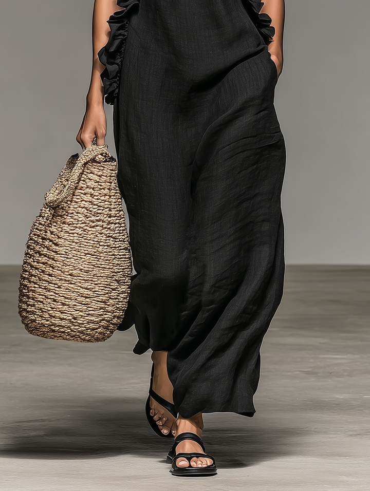 Luna | Robe Maxi avec Poches