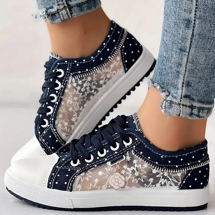 Scarlette | Baskets Élégantes en Dentelle