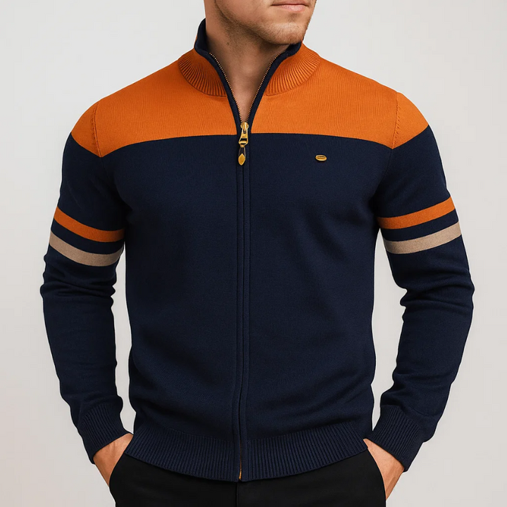 ROBERT| SWEAT COLORBLOCK AVEC ZIP