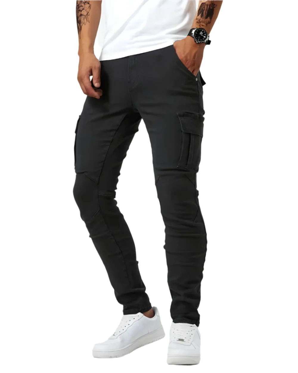 TRAE | PANTALON CARGO STRETCH