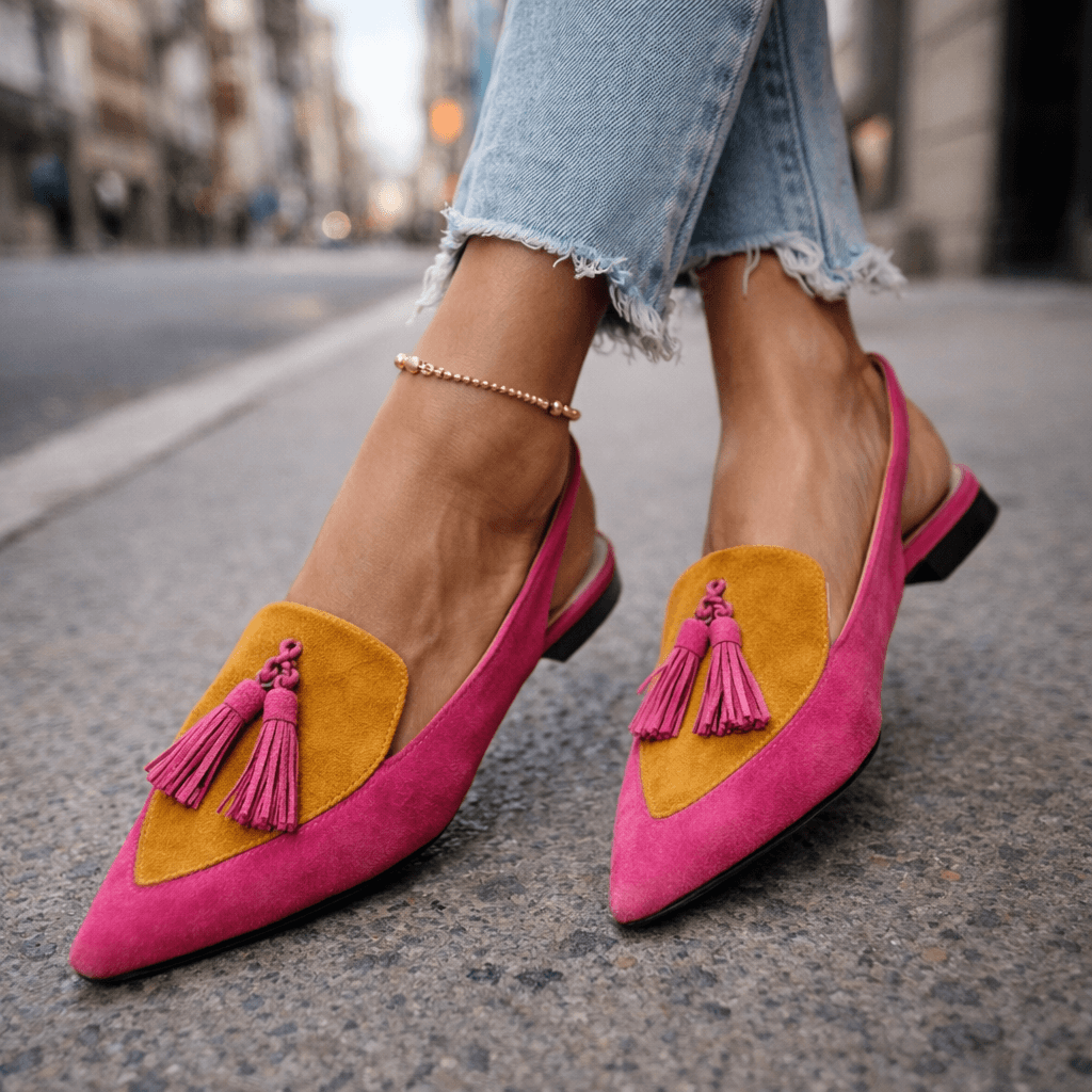 Eliza | Sandales à Franges à Lanières