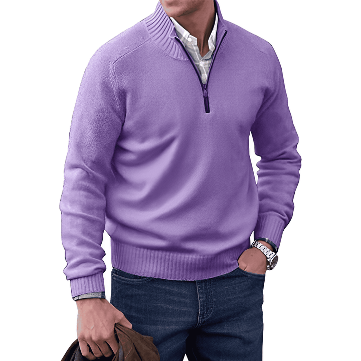 SETH | PULL EN MAILLE ZIPPÉ