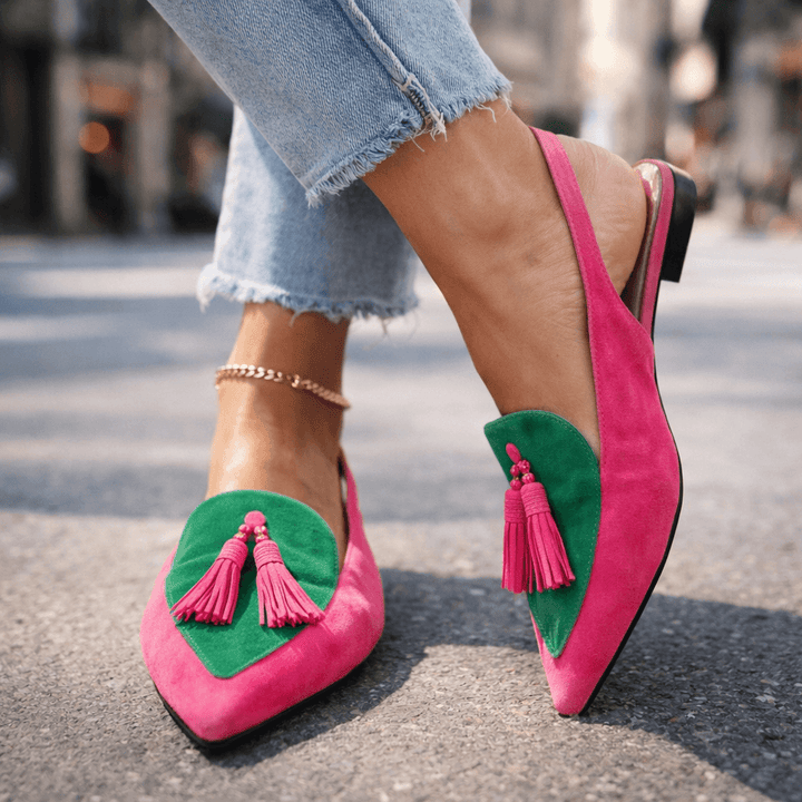 Eliza | Sandales à Franges à Lanières