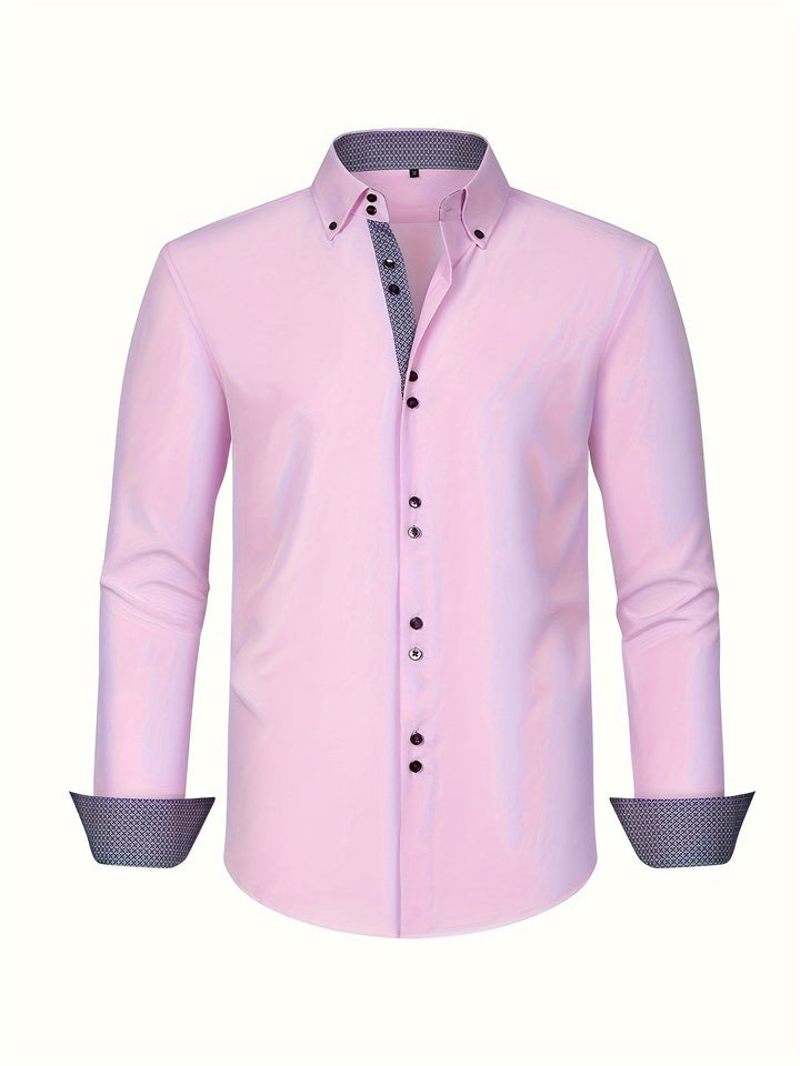 SONNY | CHEMISE ÉLÉGANTE LÉGÈRE AVEC DÉTAILS CONTRASTÉS